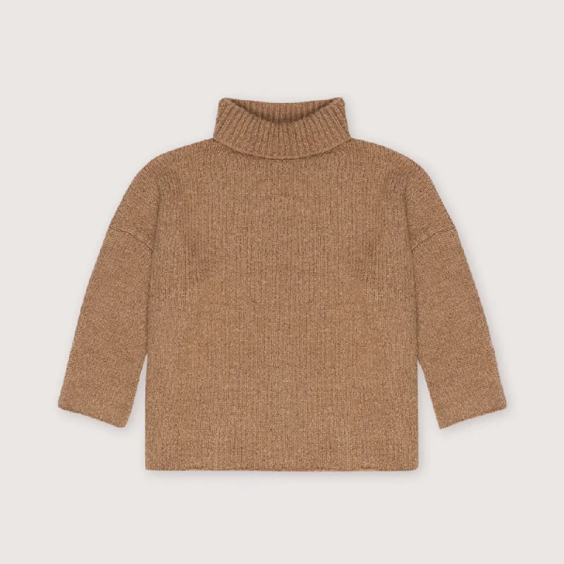 Ottawa Woman's Jumper | Suede Camel Iron Safe Non-Iron Wrinkle Free