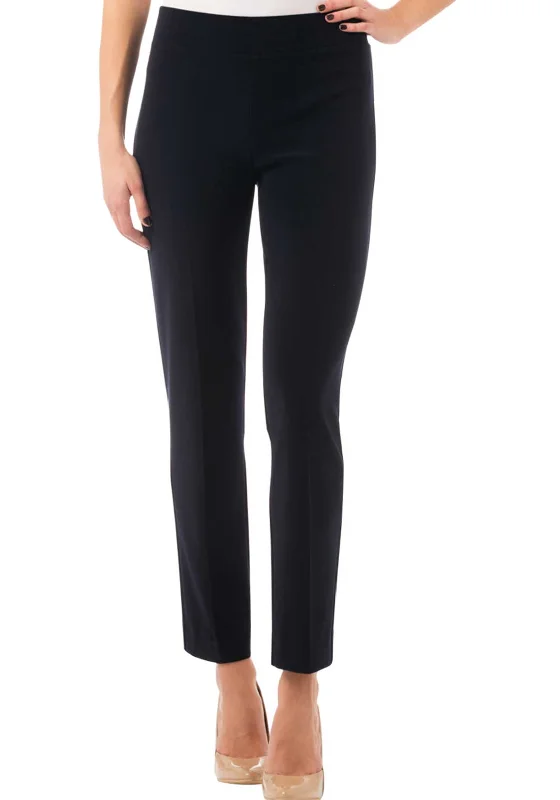 Joseph Ribkoff Straight Leg Trousers, Navy Trousers chic elegant