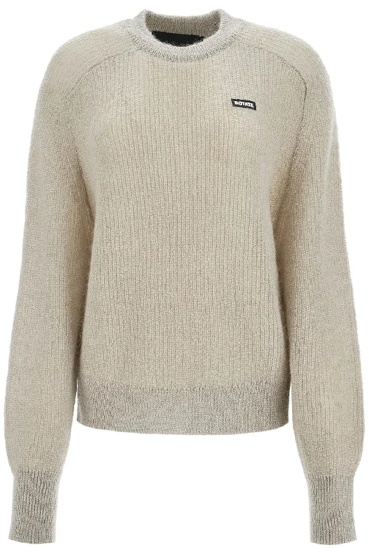 Mohair Blend Pullover Sweater Terry Terry Cloth Terry Knit