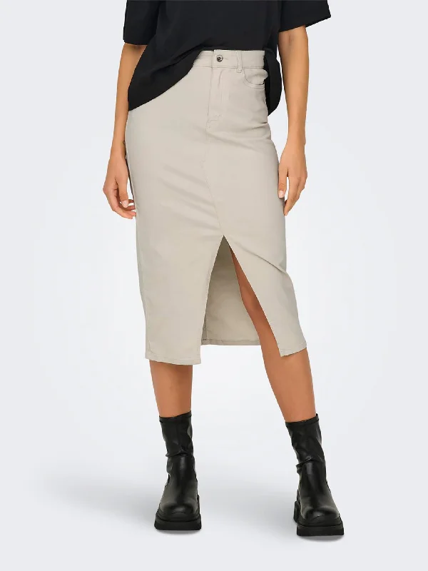 Γυναικεία φούστα τζιν ONLLOLA HW LONG SLIT SKIRT CC PNT 15318146 | 15318146 tulle skirt dreamy