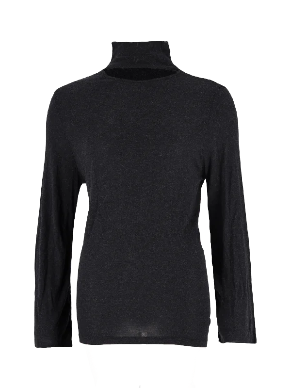 lightweight turtleneck sweater Cashmere Blend Cotton Blend Poly Blend