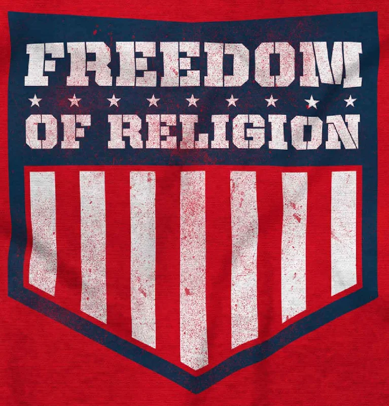 Freedom of Religion Crop Top Hoodie Houndstooth Herringbone Solid