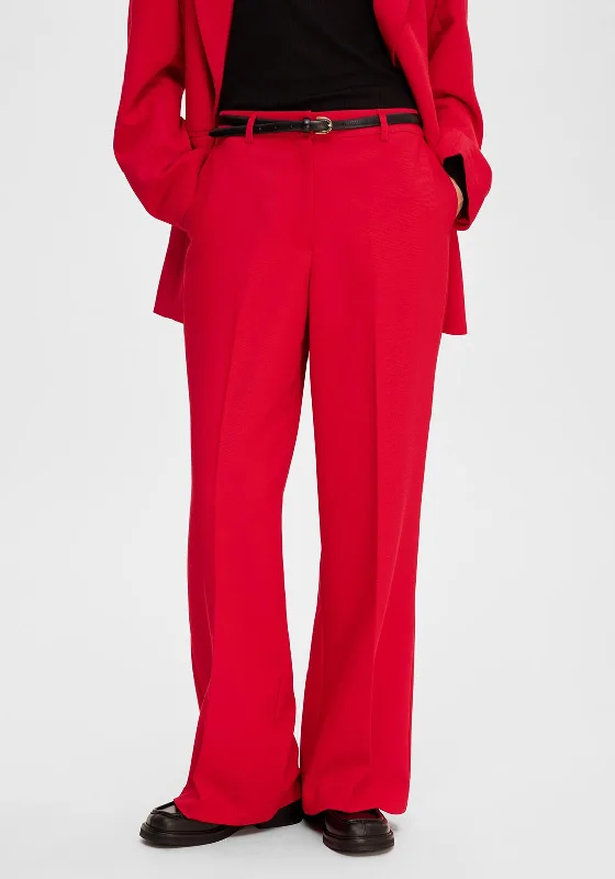 Selected Femme Eliana High Waist Trousers, Ski Patrol Trousers Winter Warm