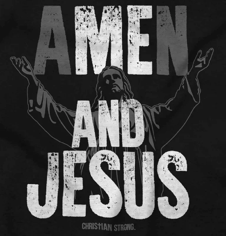 Me and Jesus Crop Top Hoodie Striped Floral Plaid
