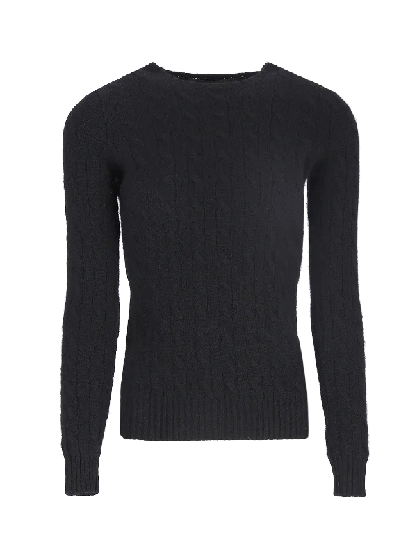 cable-knit sweater Notch Collar Peter Pan Collar Cowl Neck