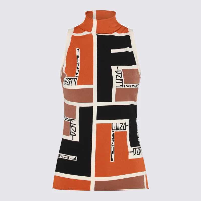 Fendi Sweaters Hooded Sweater Collared Sweater Shawl Collar