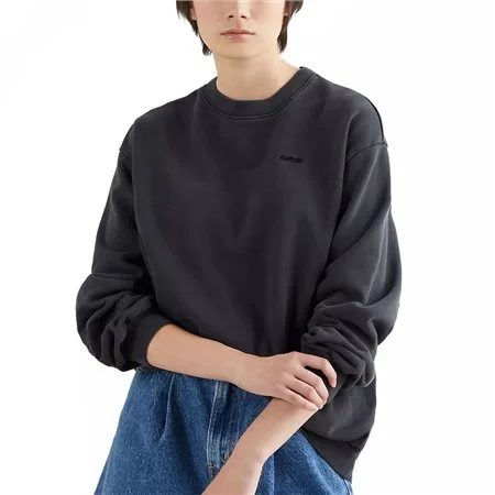 LEVIS MELROSE SWEATER - BLACK Beaded Sweater Sequined Faux Fur