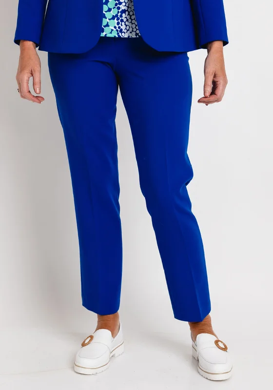 Avalon Penny Tailored Trousers, Royal Blue Trousers Modern Contemporary