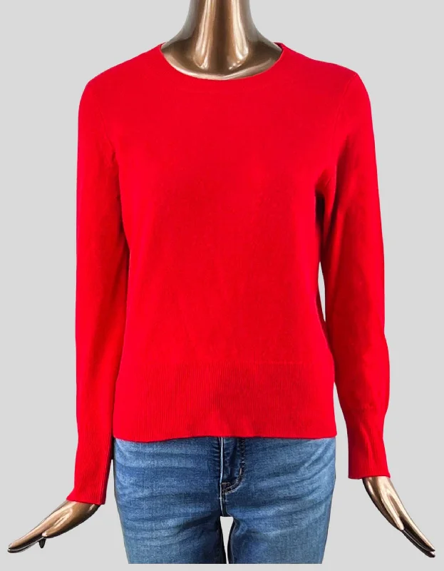 J. Crew 100% Cashmere Crewneck Sweater - Small Cotton Fabric Linen Fabric Terry Fabric
