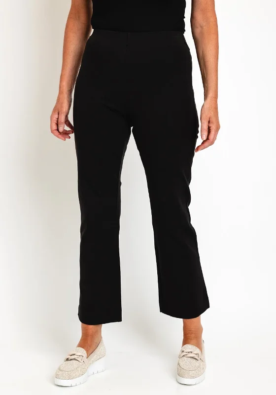 Masai Papsan High Waist Slim Leg Trouser, Black Trousers Spring Floral