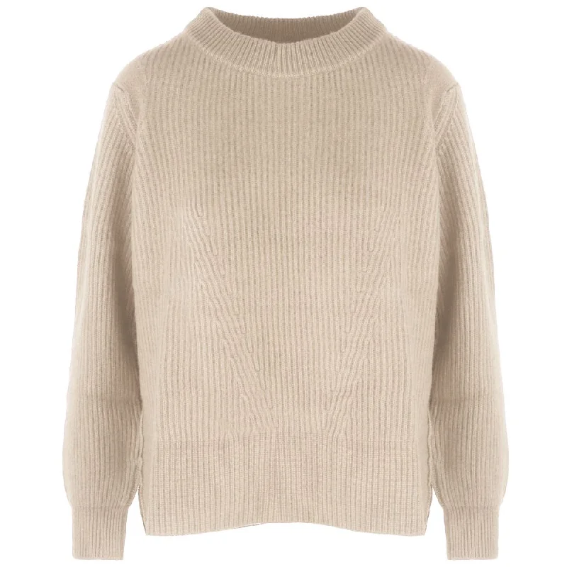 Beige Cashmere Women Sweater Jersey Fabric Tulle Fabric Batik Fabric