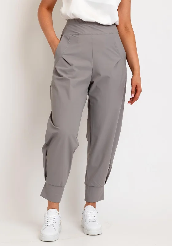 Naya Tuck Cuff Casual Trouser, Mink Trousers practical easy-care