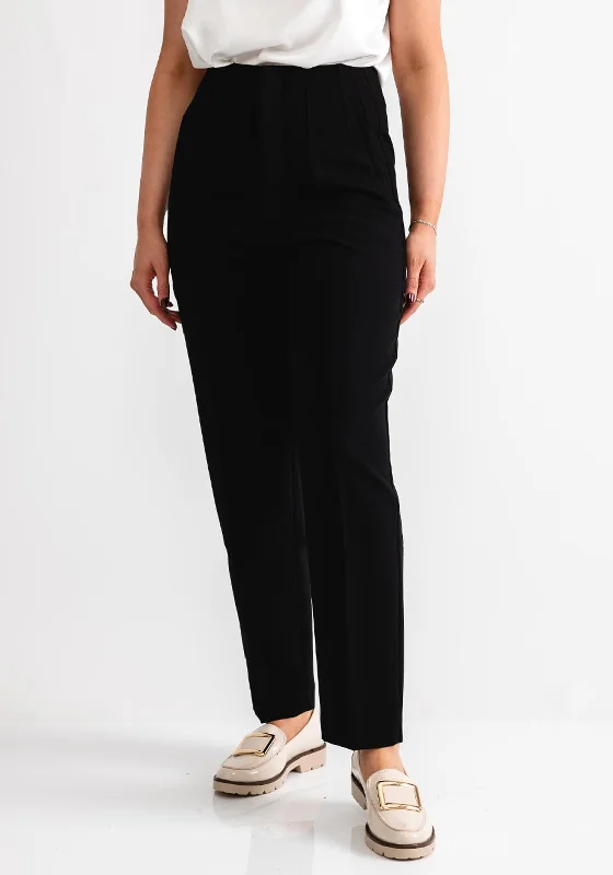 Kaffe Heila High Waist Trousers, Black Trousers Wedding White