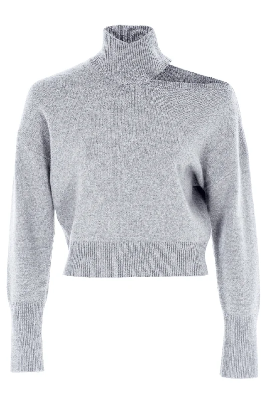 Cashmere Open Shoulder Jumper Oversized Loose Flowy