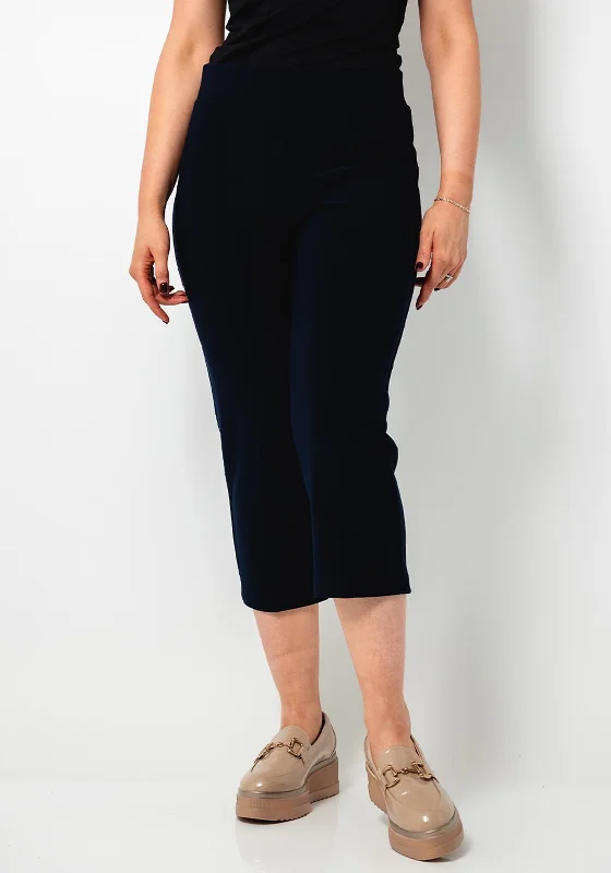 Joseph Ribkoff Straight Leg Capri Trousers, Navy Trousers Sale Discount