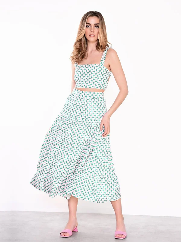 Γυναικείο crop top GC0513 | GC0513 Mesh Blend Leather Blend Suede Blend