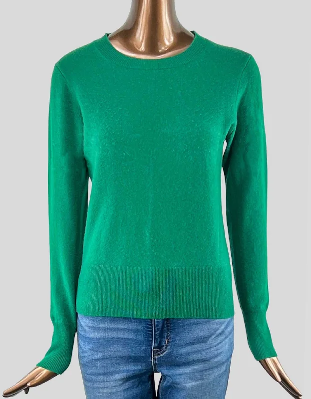 J. Crew 100% Cashmere Crewneck Sweater - Small Rayon Fabric Velvet Fabric Corduroy Fabric