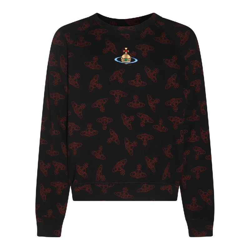 Vivienne Westwood Sweaters Black Print Jacquard Patchwork