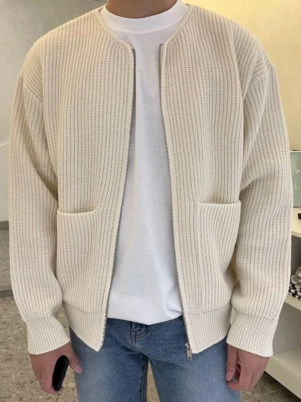 Casual Lazy Style Men Cardigan Sweater Casual Formal Business