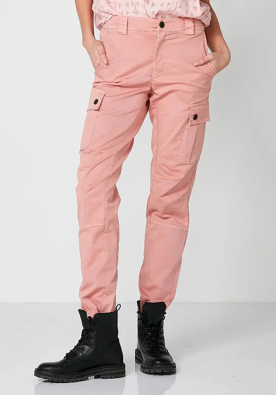 Nu Denmark Rinna Slim Leg Cargo Trouser, Nude Rose Trousers luxurious premium