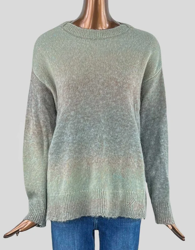Zadig & Voltaire Sunday Sweater - Small | 4-6 US Hooded Sweater Collared Sweater Shawl Collar