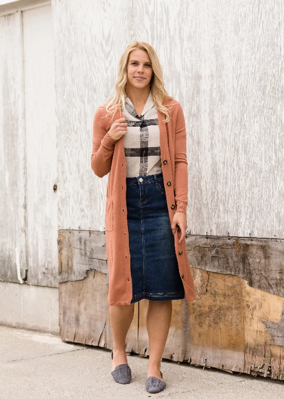 Double Pocket Open Front Cardigan - FINAL SALE Seamless Knitted Crochet