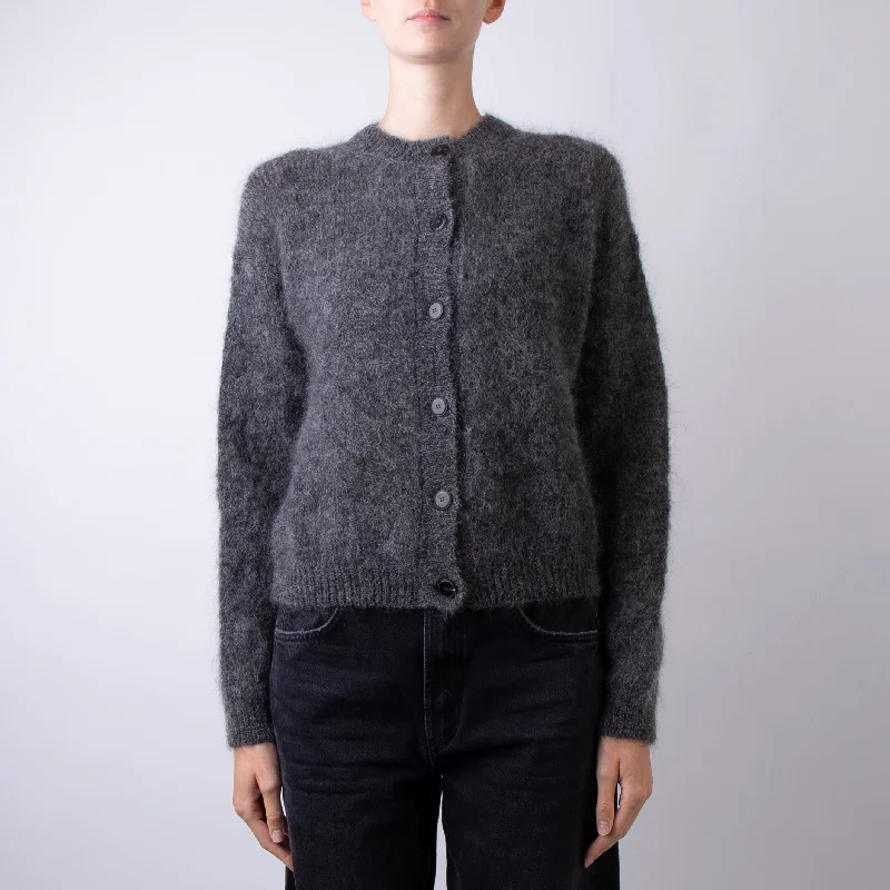 POMANDERE CARDIGAN 8432 74333 950 GRIGIO Long Cardigan Short Cardigan Medium Cardigan