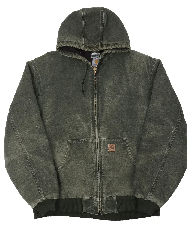 Carhartt Hooded Work Jacket V-Neck Jacket Boat Neck Jacket Square Neck Jacket