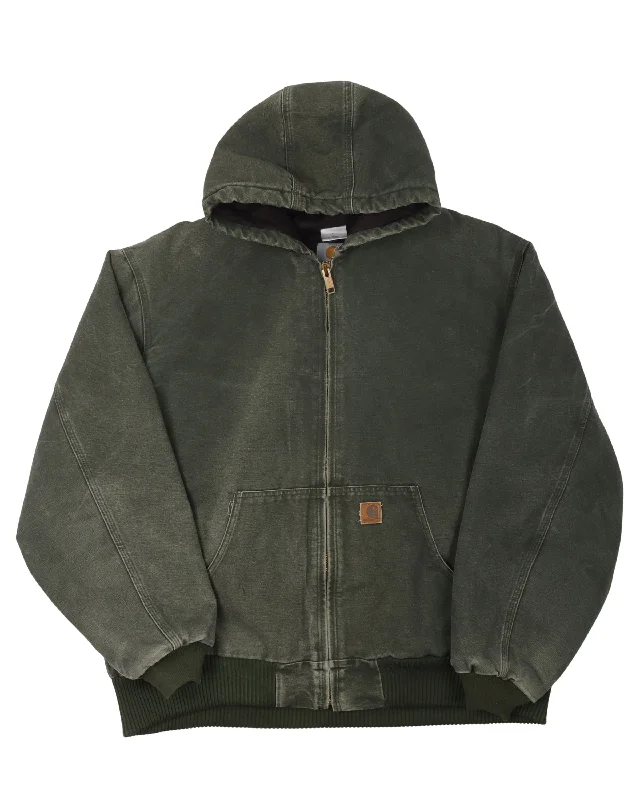 Carhartt Hooded Work Jacket Plaid Jacket Tartan Jacket Houndstooth Jacket