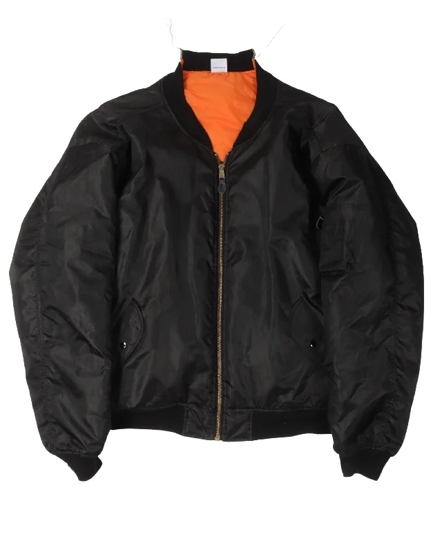 AW16 Reworked MA-1 Bomber Jacket Denim Jacket Leather Jacket Suede Jacket