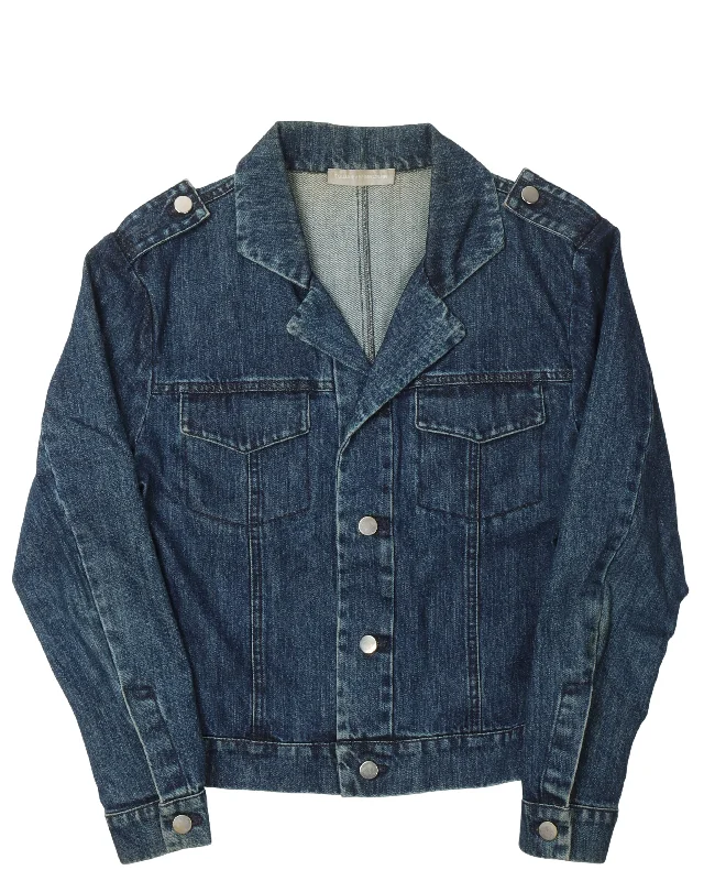 Cropped Denim Jacket Wool Jacket Cashmere Jacket Tweed Jacket