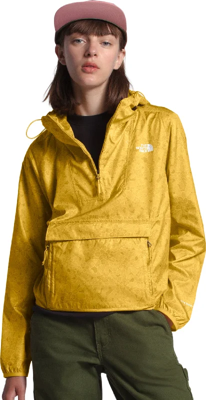 Printed Fanorak Jacket - Women's|-|Manteau imrpimé Fanorak - Femme Cotton Fabric Linen Fabric Terry Fabric
