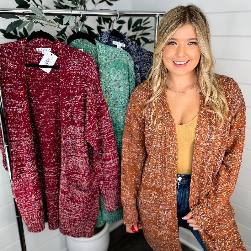 Making it Right Knit Long Sleeve Avery Mae Cardigan - 4 colors! Boxy Cardigan Fitted Cardigan A-Line