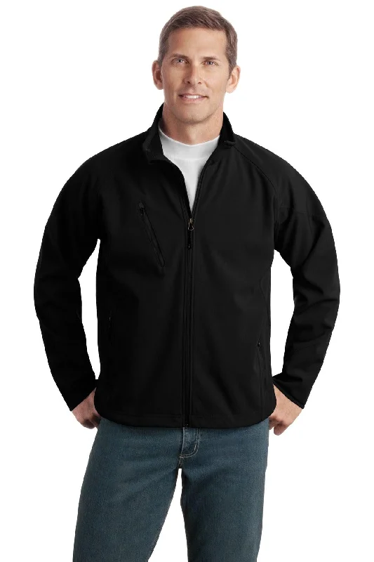 Port Authority Tall Textured Soft Shell Jacket. TLJ705 Tailored Jacket Straight Jacket A-Line Jacket