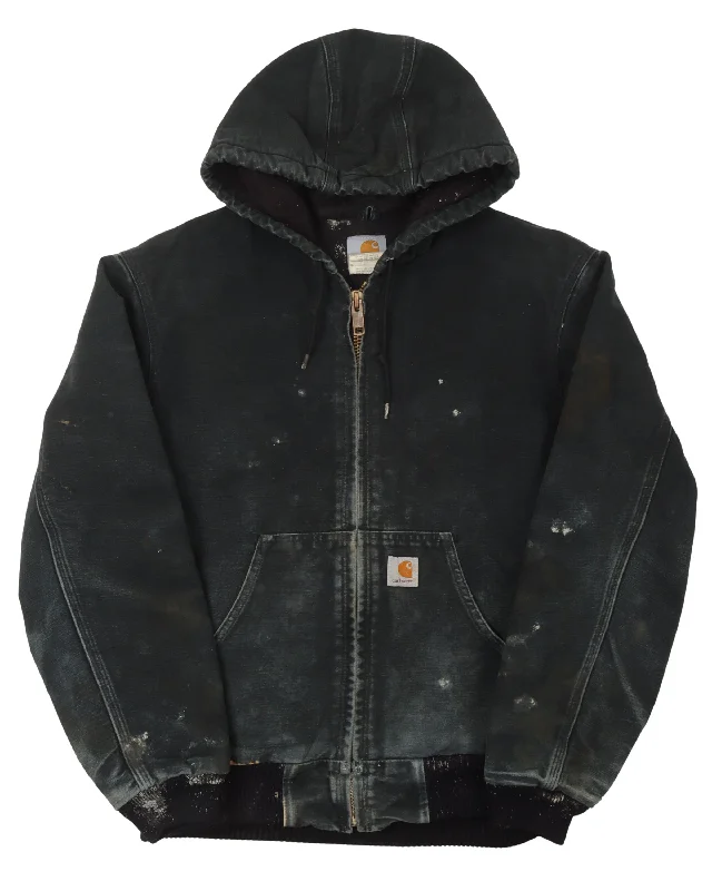 Carhartt Hooded Work Jacket Painted Striped Jacket Polka Dot Jacket Floral Jacket