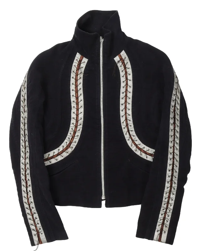 Lace Up Jacket Denim Jacket Leather Jacket Suede Jacket