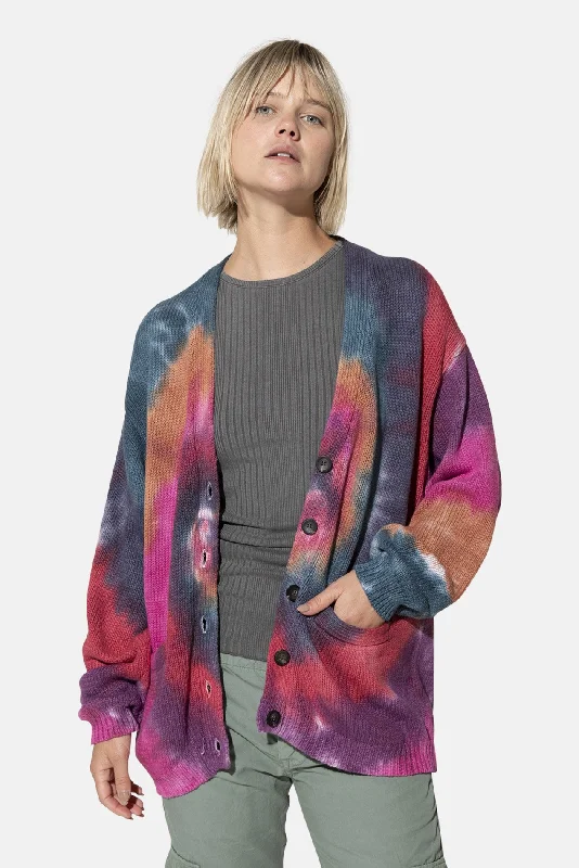 Rogers Cardigan Jewel Tone Dye Faux Fur Fabric Real Fur Fabric Shearling Fabric