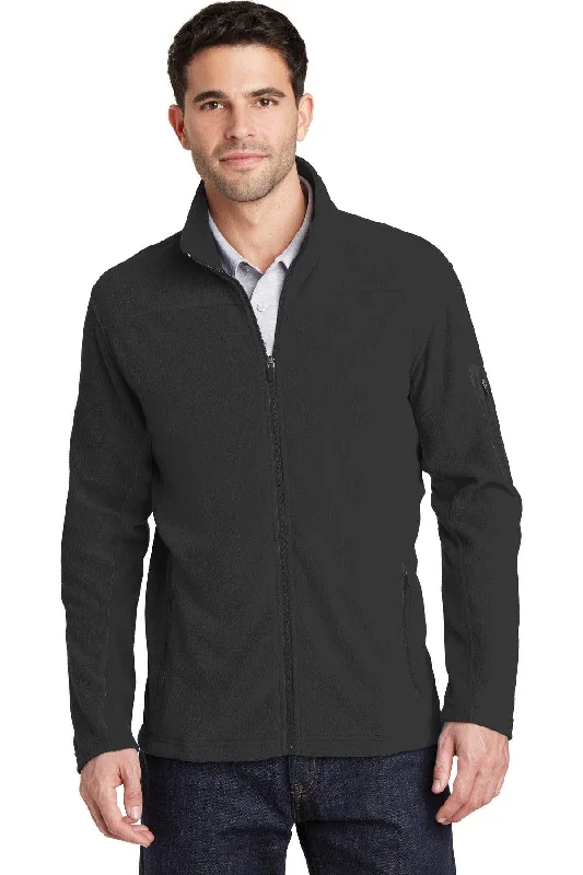 Port Authority Summit Fleece Full-Zip Jacket. F233 Front Pockets Side Pockets Patch Pockets