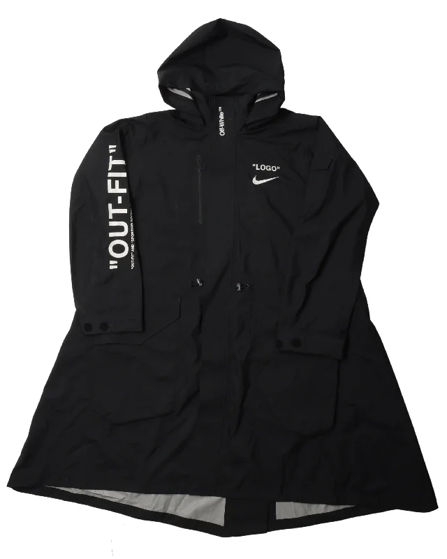 Off-White Rain Jacket Chenille Fabric Brocade Fabric Lace Fabric