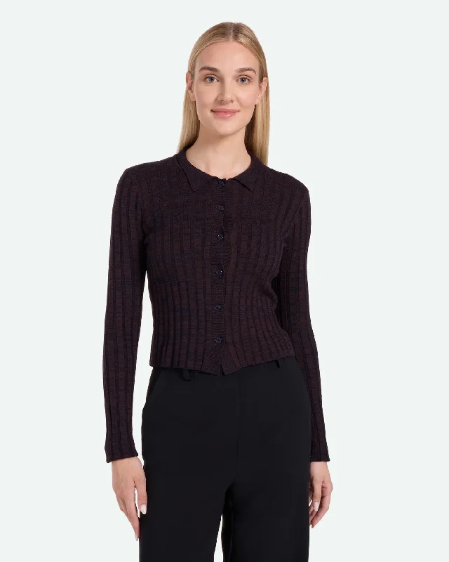 Helens Cardigan - Sky Captain Wool Cardigan Cotton Cardigan Cashmere Cardigan