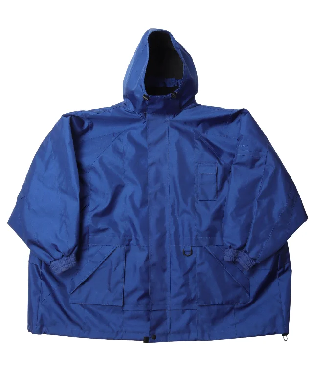 Blue Jacket Ribbed Jacket Pleated Jacket Ruffled Jacket