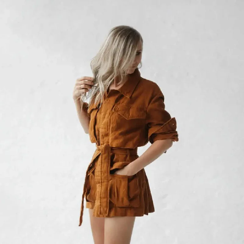 Mustard linen jacket by Seaside Tones Faux Fur Jacket Real Fur Jacket Shearling Jacket