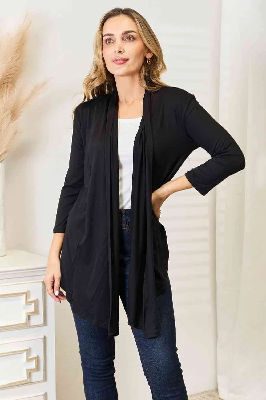 Culture Code Open Front Cardigan Fitted Loose Oversized