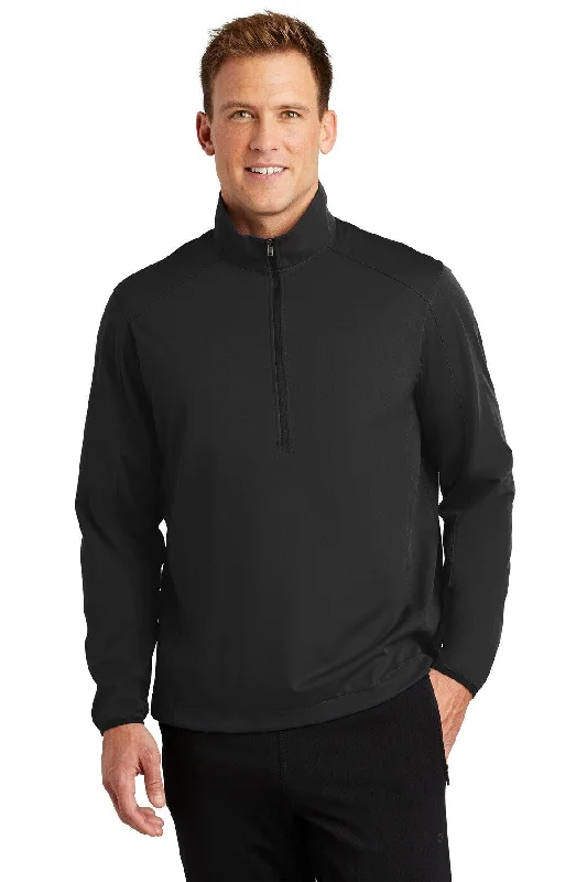 Port Authority Active 1/2-Zip Soft Shell Jacket. J716 Faux Fur Fabric Real Fur Fabric Shearling Fabric
