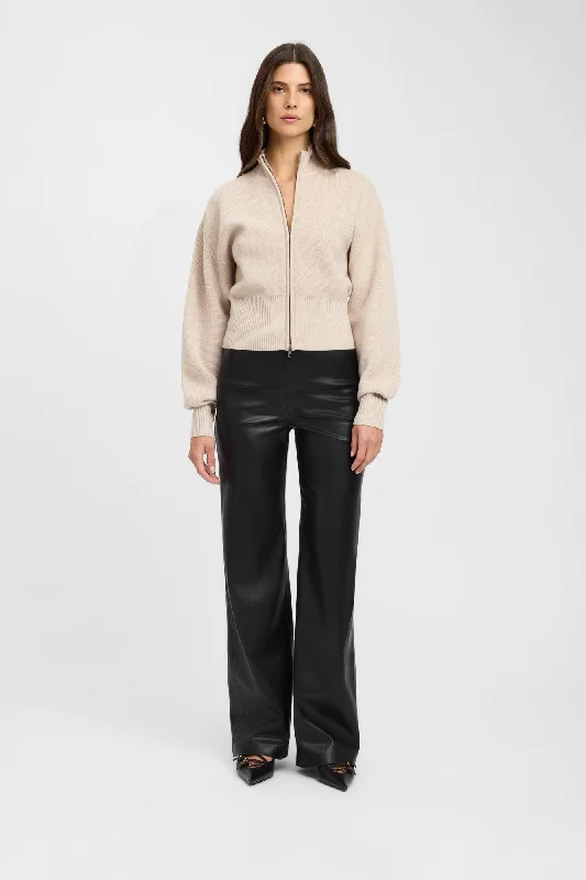 Dalton Zip Cardigan Front Pockets Side Pockets Patch Pockets