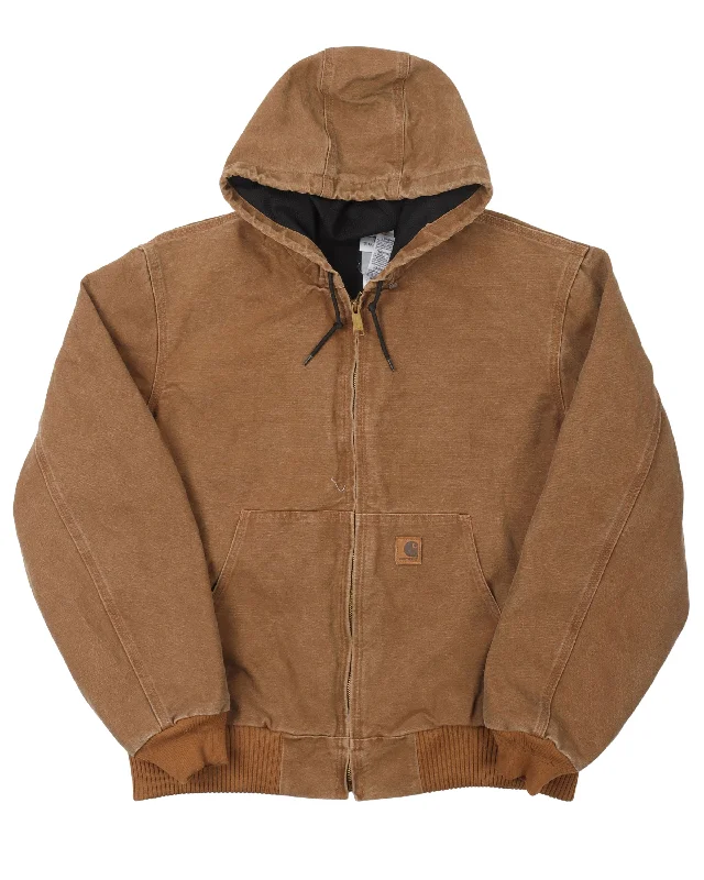 Carhartt Hooded Jacket Herringbone Jacket Houndstooth Jacket Plaid Jacket