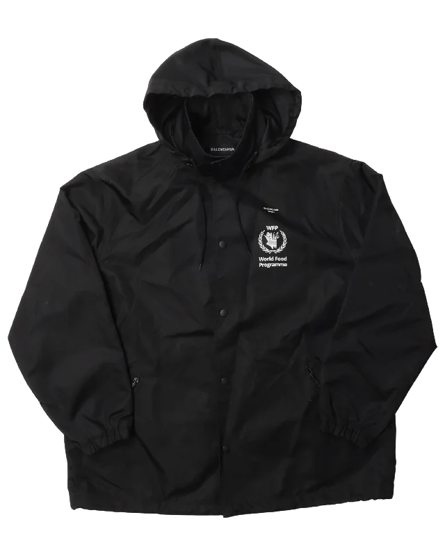 World Food Program Hooded Jacket Striped Jacket Polka Dot Jacket Floral Jacket