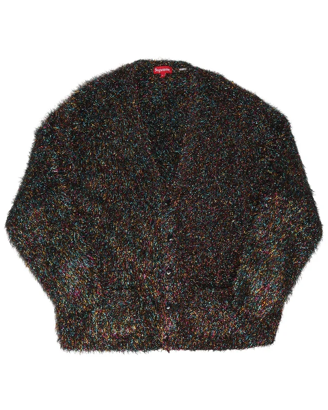 Sparkle Cardigan Toggled Drawstring Belted