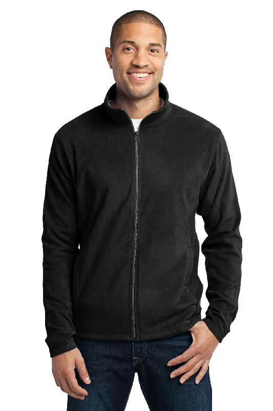 Port Authority Microfleece Jacket. F223 Denim Jacket Leather Jacket Suede Jacket