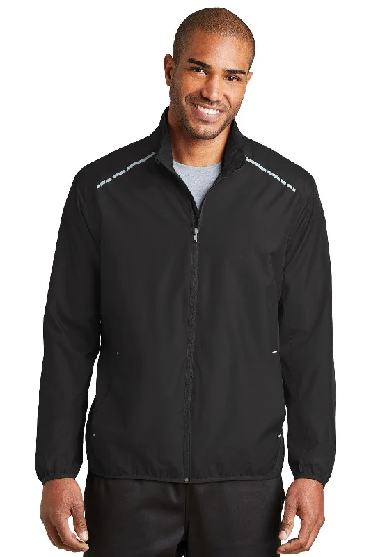 Port Authority   Zephyr Reflective Hit Full-Zip Jacket. J345 Herringbone Jacket Checkered Jacket Solid Jacket